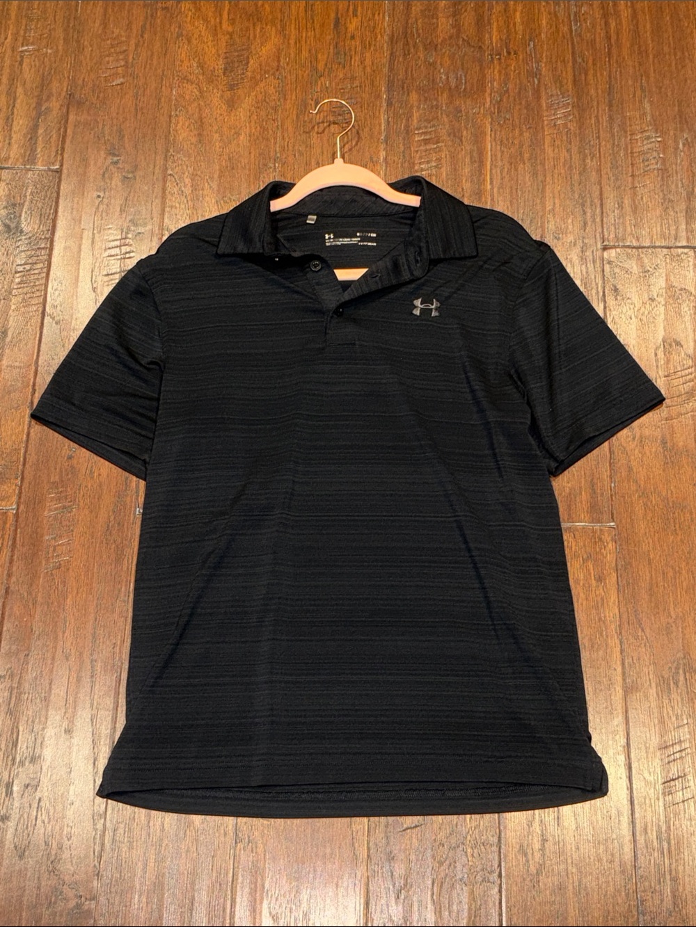 Small Under Armour Men's Black Performance Polo Shirt